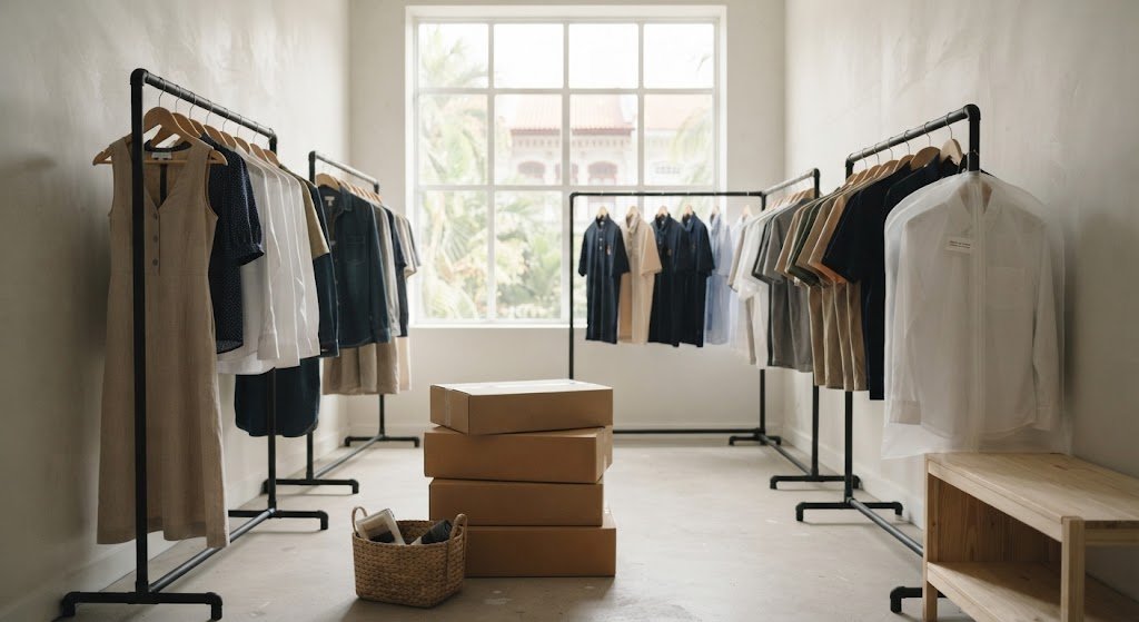 Paya Lebar apparel showroom, Singapore
